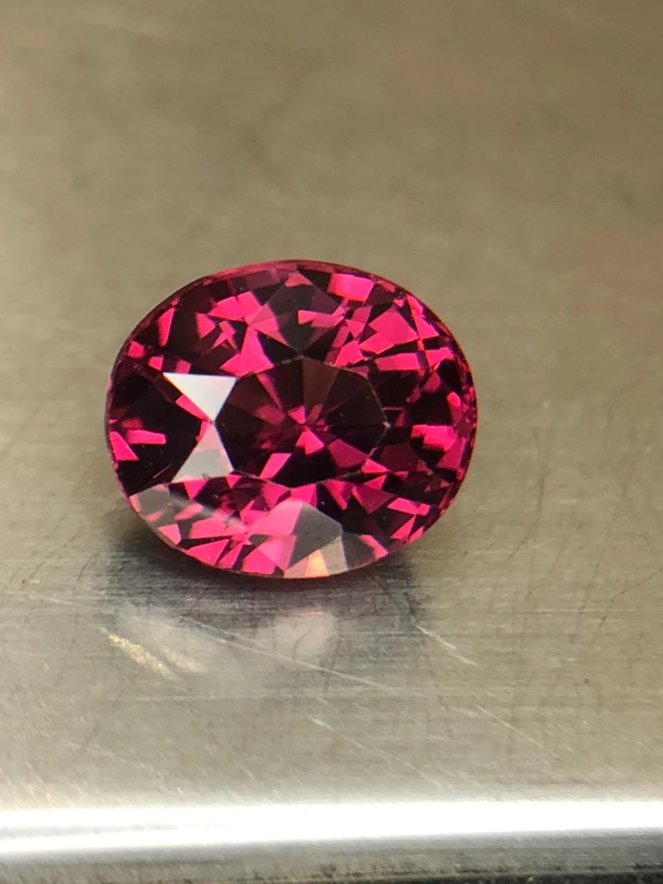 Malaya Garnet  2.6 carats in Classic Oval Cut from Madgascar — view 7
